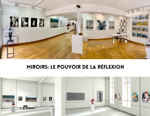 Flyer de l'exposition "Miroirs : Le pouvoir de la Réflexion" © Art Trope Gallery 2021