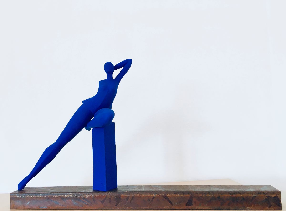 Blue Touch , Sculpture, 2020 © Florence Sartori
