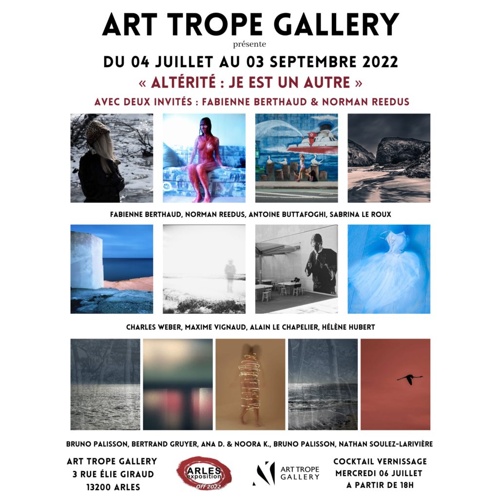 Newsletter ART TROPE GALLERY annonce exposition arles 2022