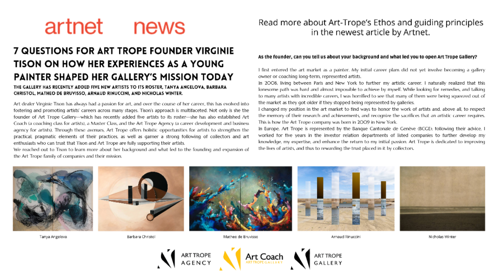 ART TROPE GALLERY - Virginie Tison Interview