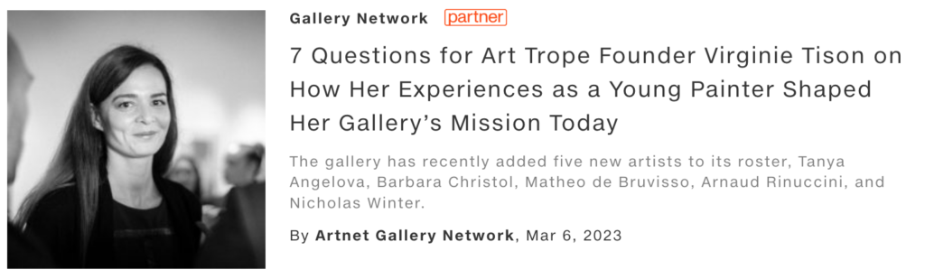 Art Trope Gallery Virginie Tison Interview