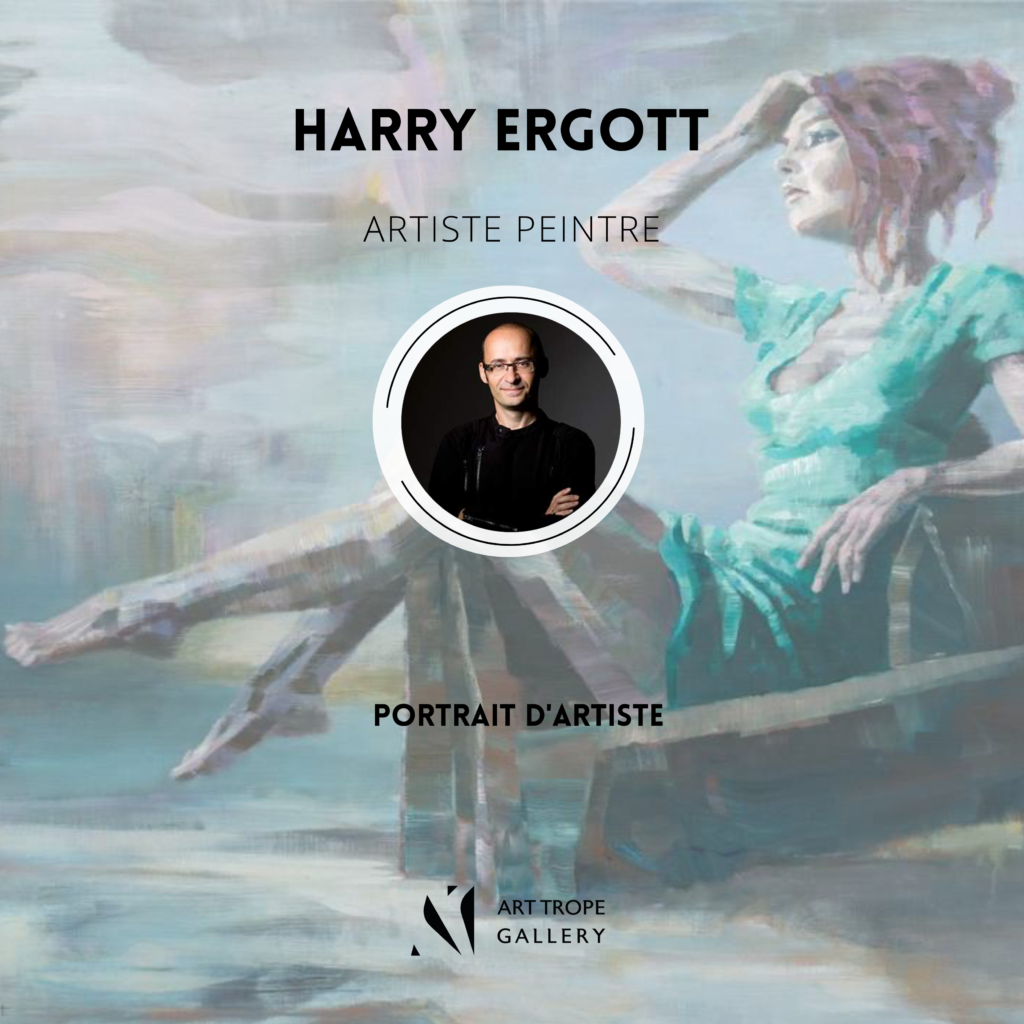 Art Trope Gallery vous présente le portrait du Peintre Harry Ergott !