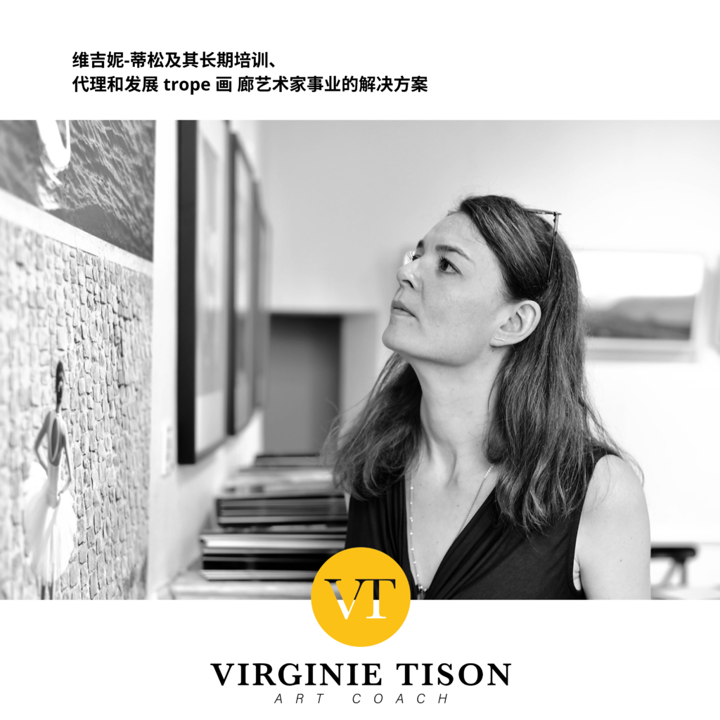 维吉妮-蒂松及其长期培训、代理和发展 trope 画 廊艺术家事业的解决方案