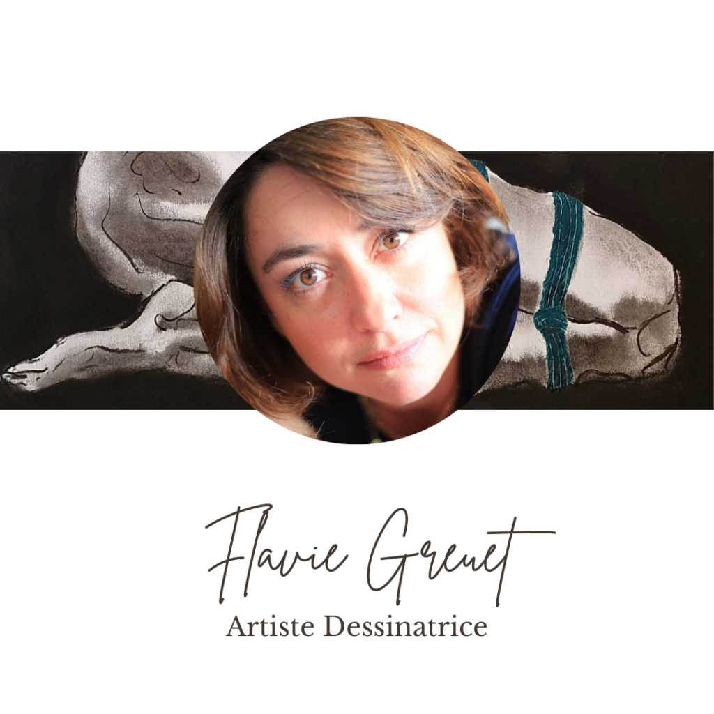 Nous sommes ravis de mettre en avant le portrait de l’Artiste Flavie Greuet !