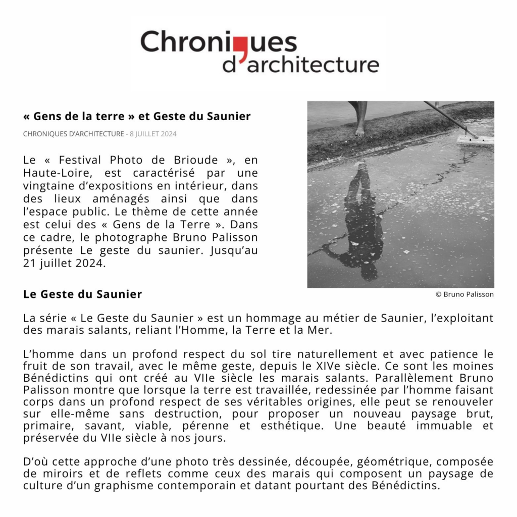 CHRONIQUES-DARCHITECTURE-BRUNO-PALISSON-ARTICLE-MAGAZINE-JUILLET-2023-LE-GESTE-DU-SAUNIER