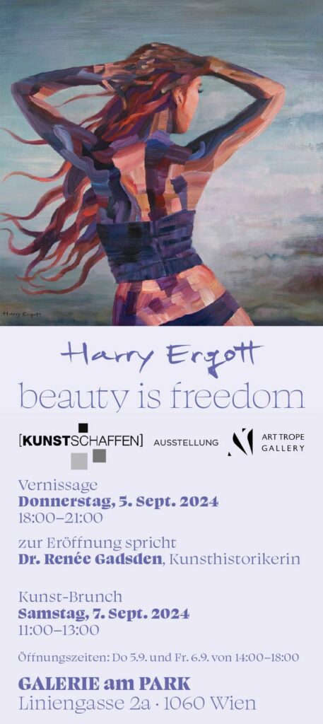 Harry Ergott présente son exposition Beauty is Freedom à Vienne, en Autriche, du 5 au 7 septembre 2024